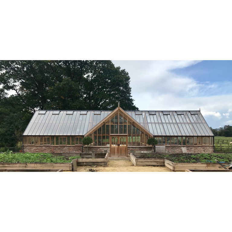 Greenhouse made by Woodpecker Joinery