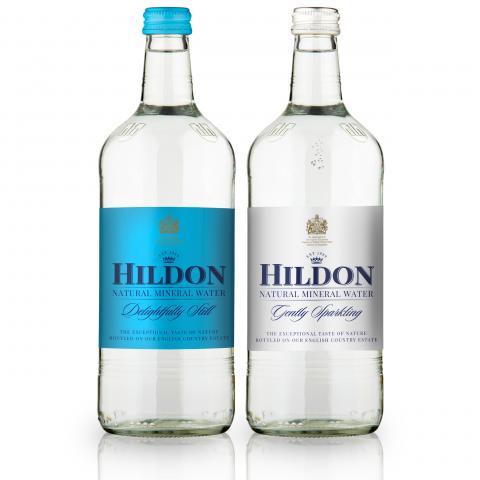 hildon bottled water